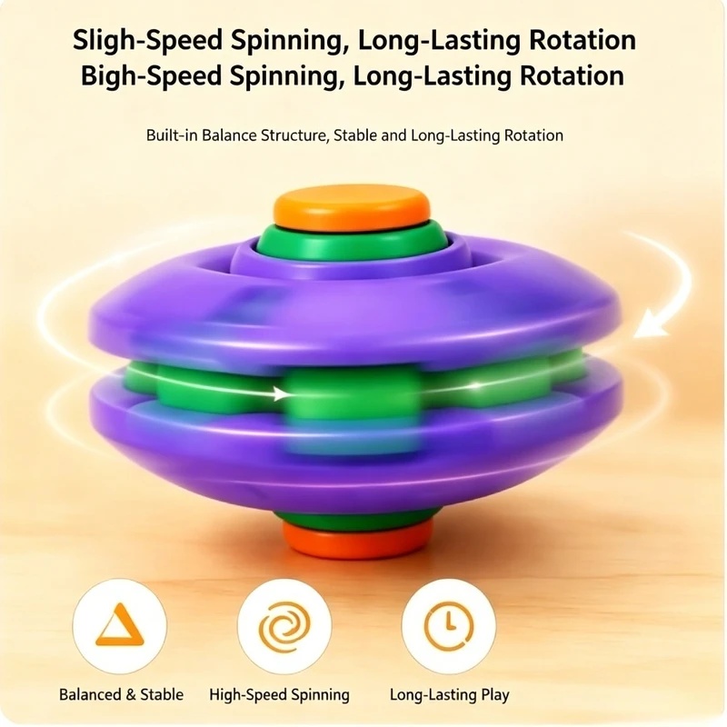 Kids Toys Kids Toys - 1PCS Transforming Fidget Spinner Ball Press