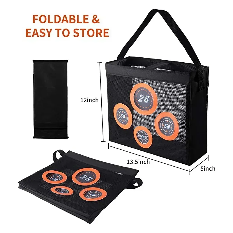 Kids Storage Toys - kaevixdio Dart Target Mesh Storage Bag,