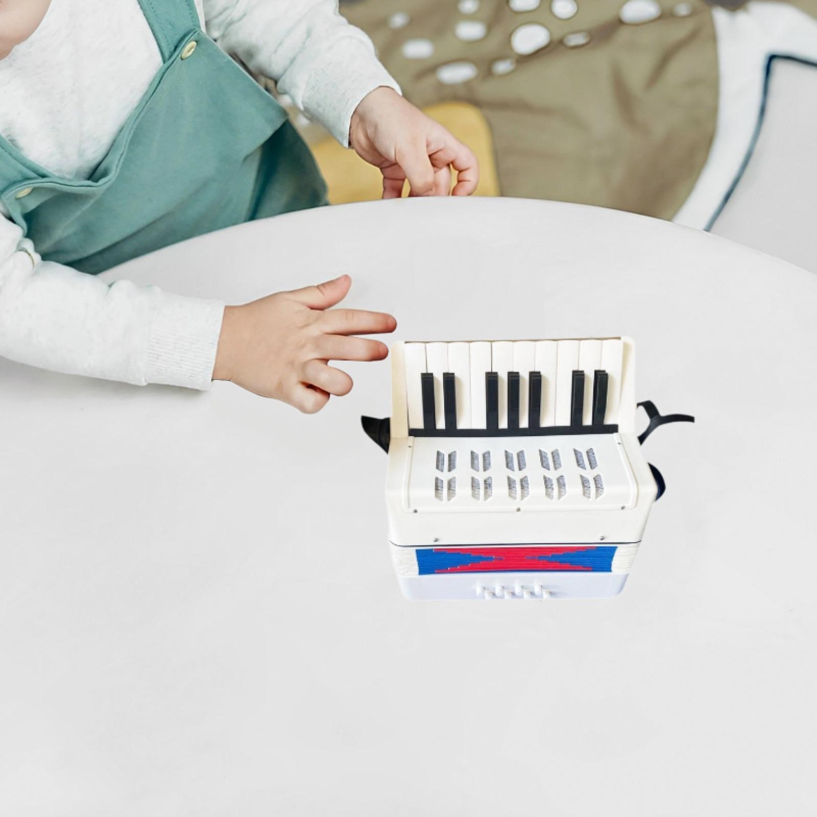 Kids Toys Start With X - Beginner Piano Accordion 17 Keys Children