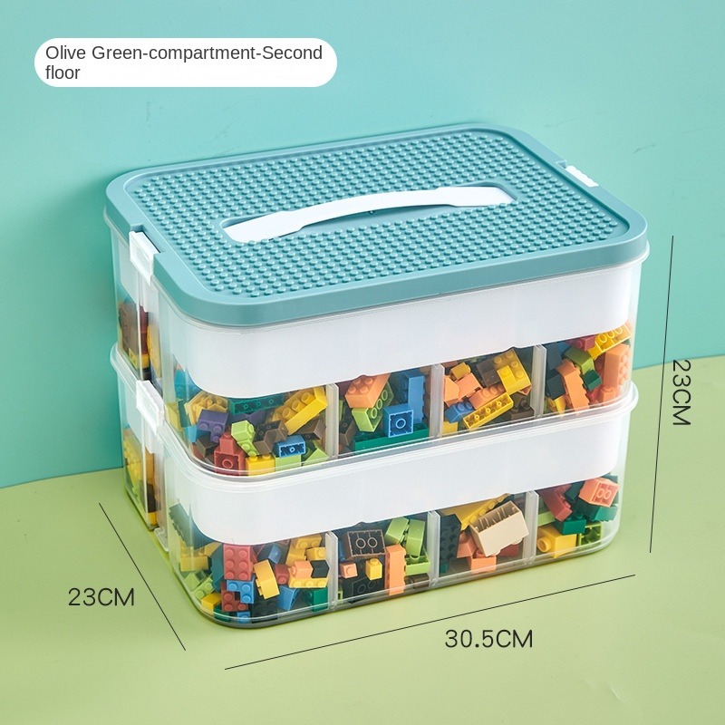 1/2/3 Layers Kids Building Blo - Kids Storage Toys ulasan dan harga