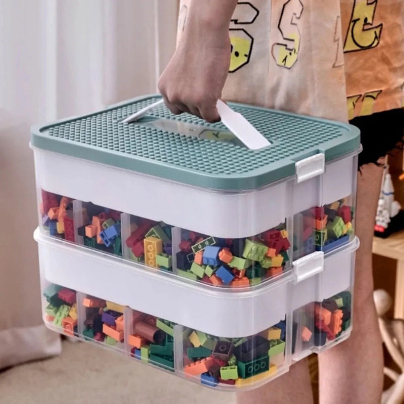 1/2/3 Layers Kids Building Blo - Kids Storage Toys ulasan dan harga