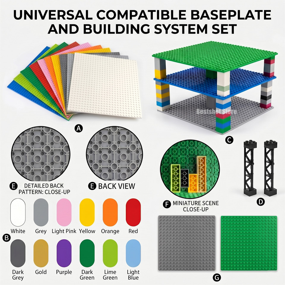 Base Plate 32x32 Dots Double S - Kids Toys Brand ulasan dan harga