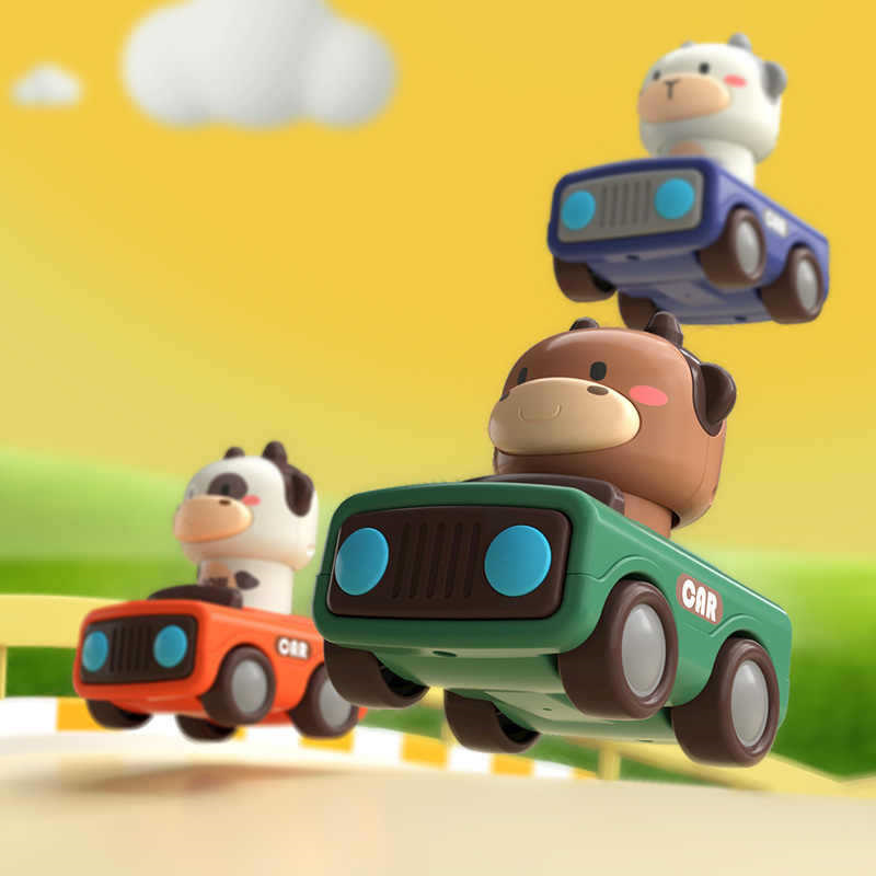 Animal Push and Go Car Toy, Du - Kids Toys 3 Year Old ulasan dan harga