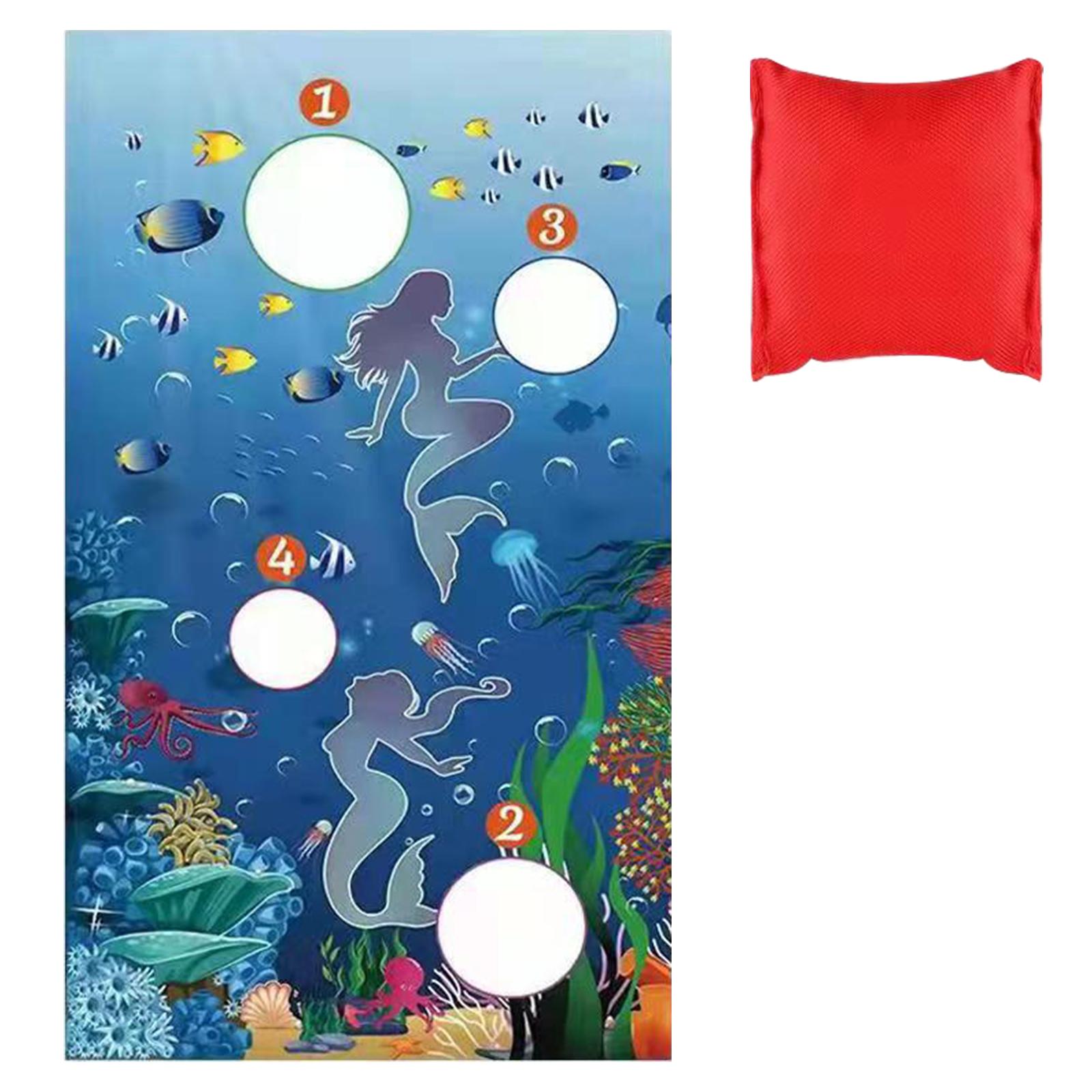 Ocean Theme Sandbag Throw Game - Banner Kids Toys ulasan dan harga