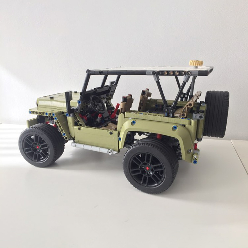 1603pcs MOC C Model Willys Jee - Kids Toys Jeep ulasan dan harga