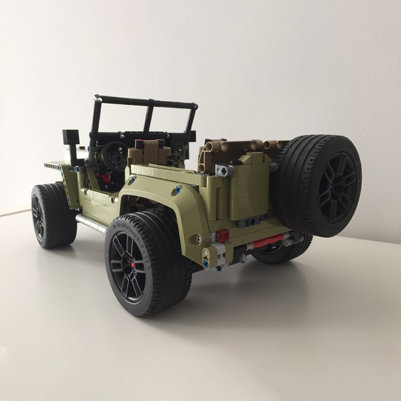 1603pcs MOC C Model Willys Jee - Kids Toys Jeep ulasan dan harga