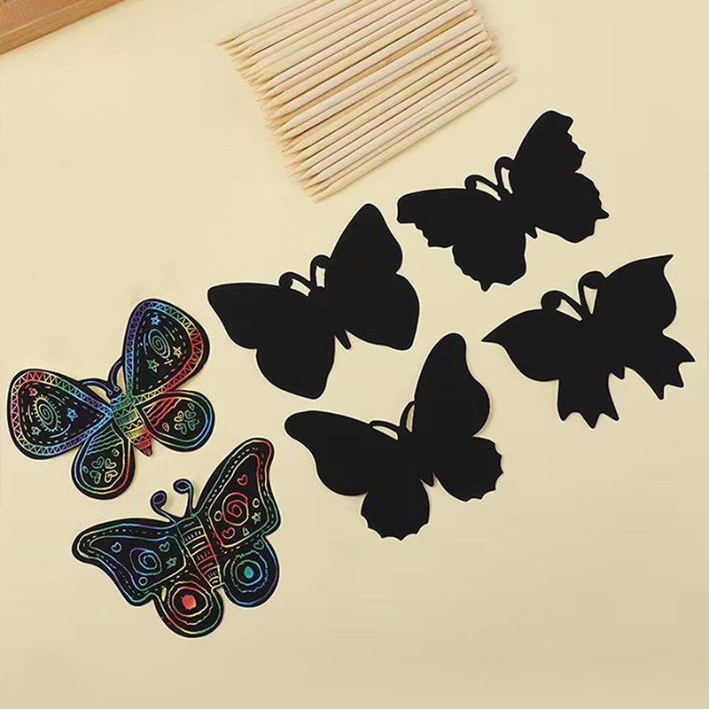 12 Pcs Butterfly heart-shaped  - Kids Toys Drawing ulasan dan harga