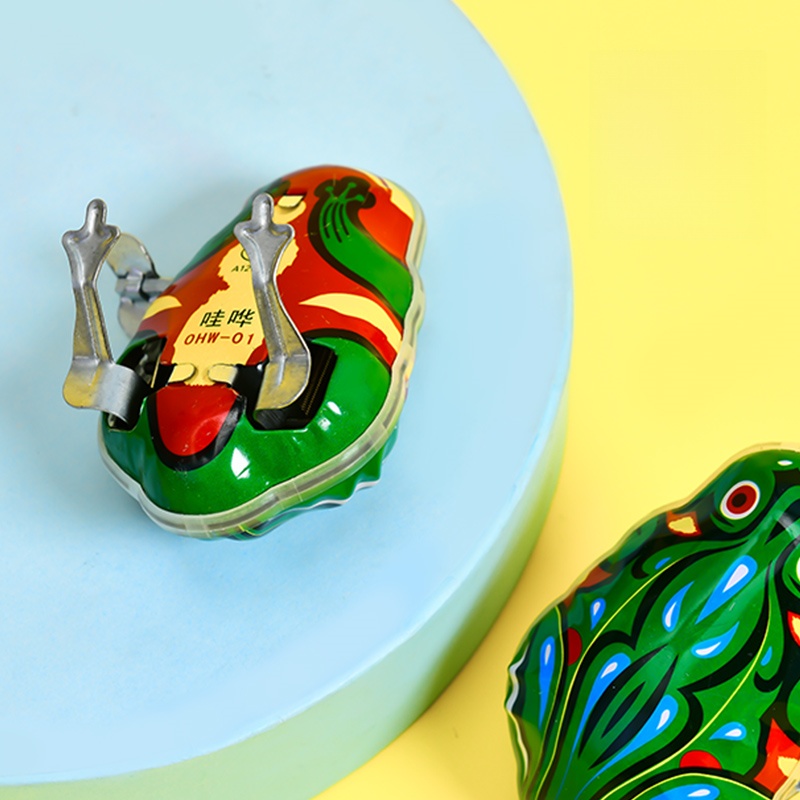 Classic Tin Clockwork Toy Jump - Kids Toys Vintage ulasan dan harga