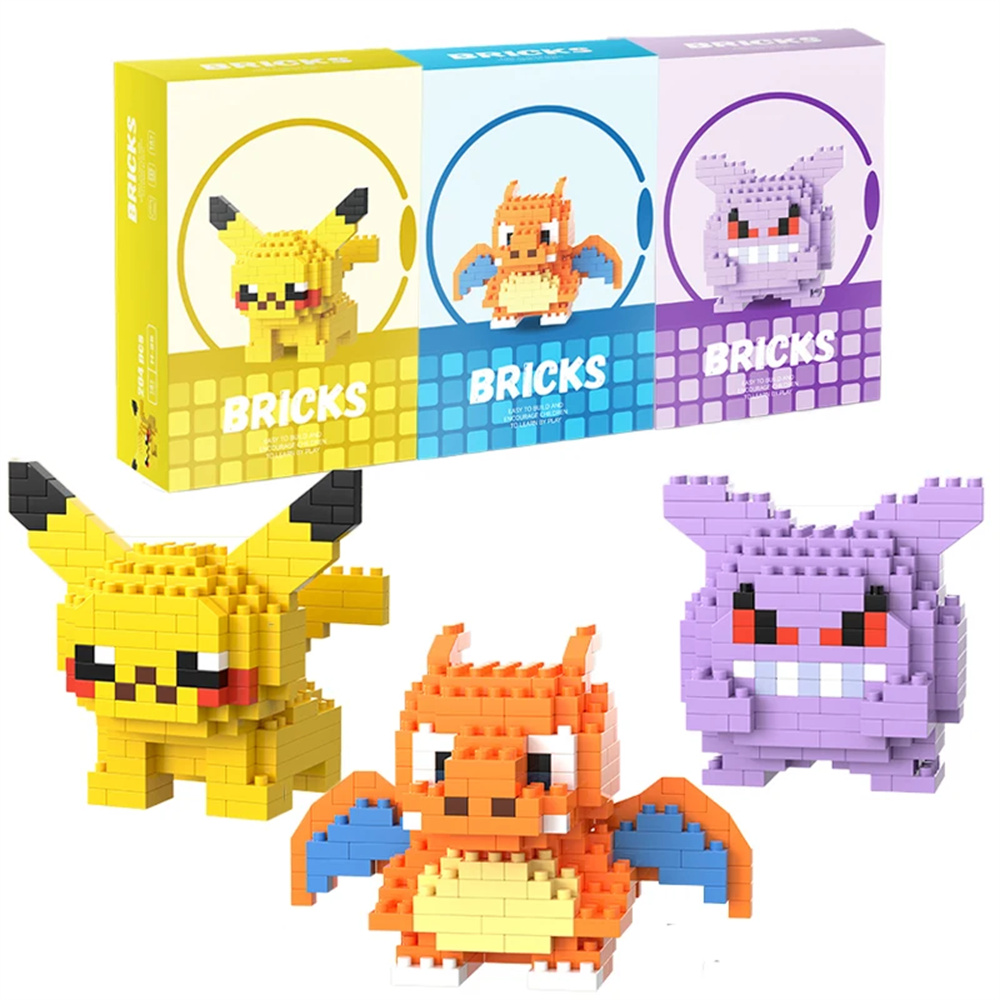 Pokemon Micro Building Blocks  - Lego Building Blocks ulasan dan harga
