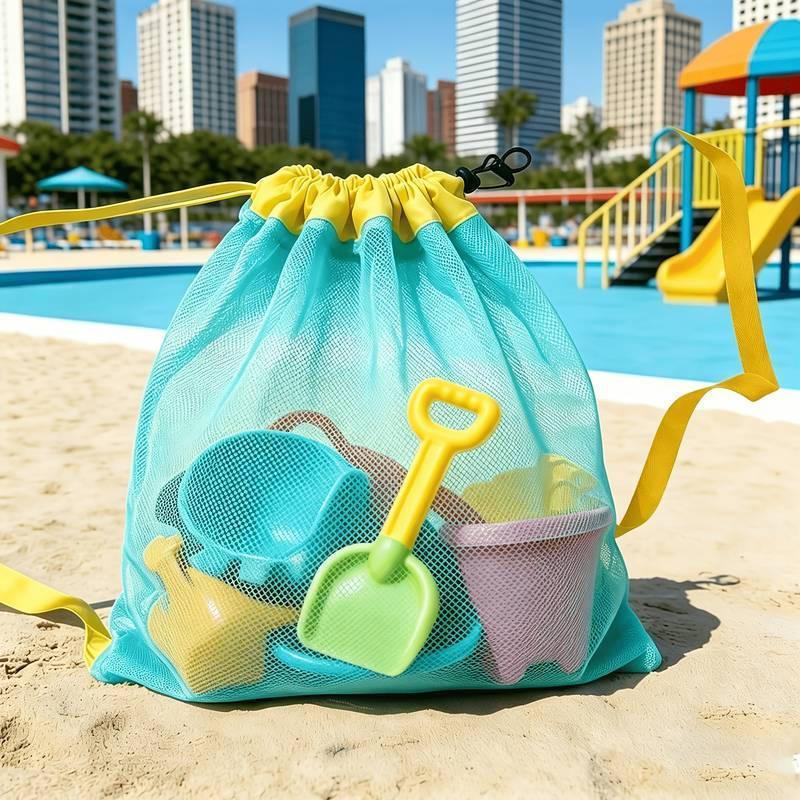 Large Capacity Portable Mesh B - Kids Storage Toys ulasan dan harga