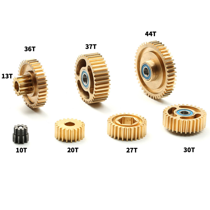 7pcs Brass Gearbox Gear Set fo - Tamiya Model Rc Car ulasan dan harga