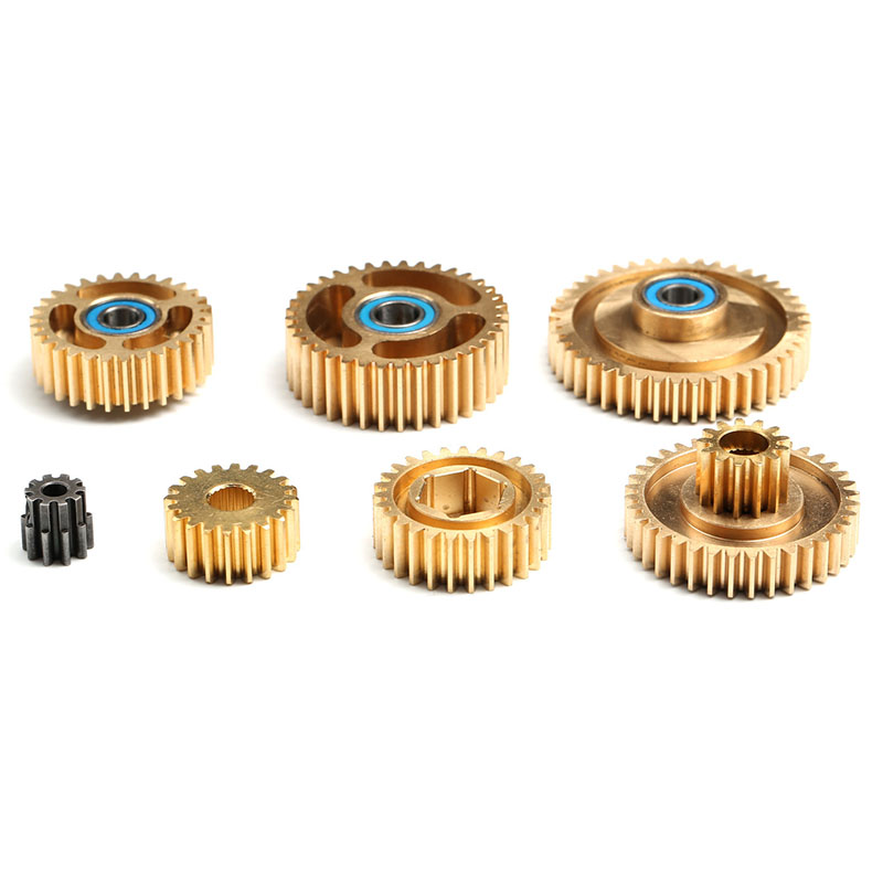 7pcs Brass Gearbox Gear Set fo - Tamiya Model Rc Car ulasan dan harga