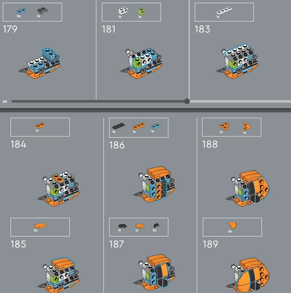 1190PCS 3D Versatile Wind Stee - Lego Building Blocks ulasan dan harga