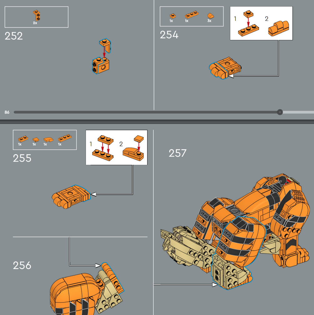 1190PCS 3D Versatile Wind Stee - Lego Building Blocks ulasan dan harga