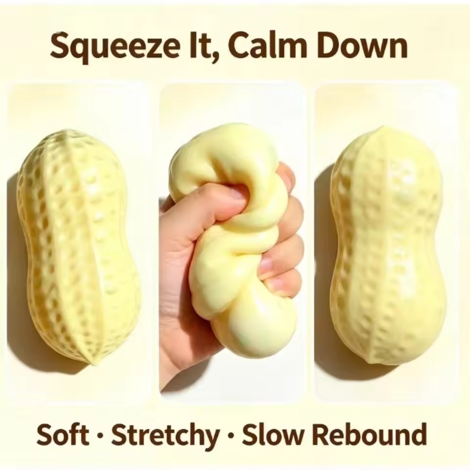 Moldable Peanut Stress Ball Sq - Lego Building Blocks ulasan dan harga