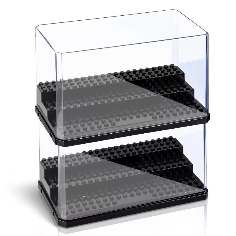 Acrylic mini doll display box, - Lego Building Blocks ulasan dan harga