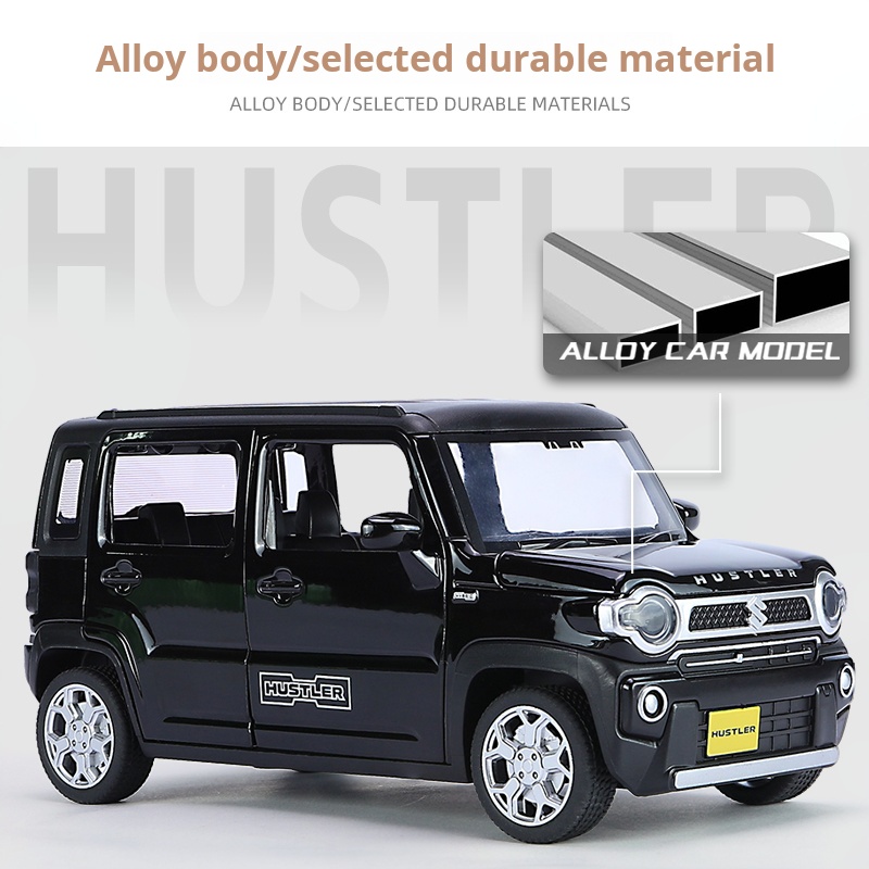 1:22 HUSTLER Alloy Simulation  - Kids Toys Jeep ulasan dan harga
