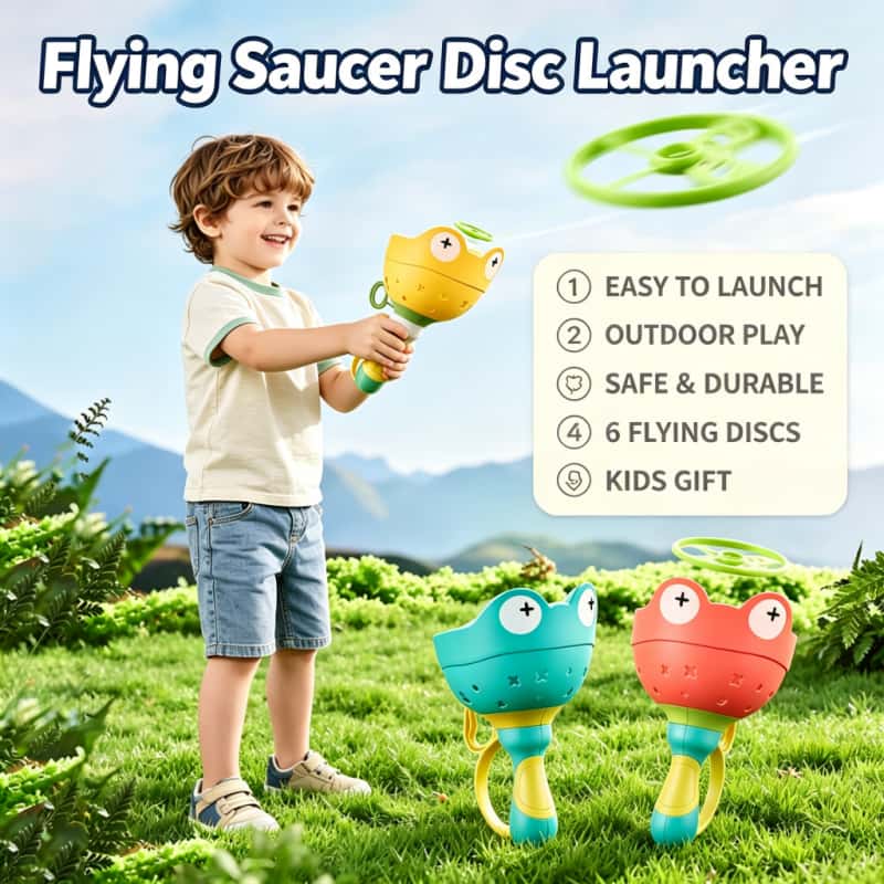 Flying Saucer Disc Launcher Ki - Kids Toys Kids Toys ulasan dan harga