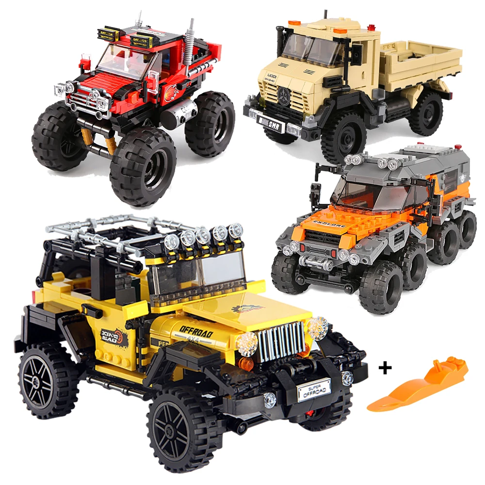 DIY Car Truck Building Block S - Kids Toys Jeep ulasan dan harga