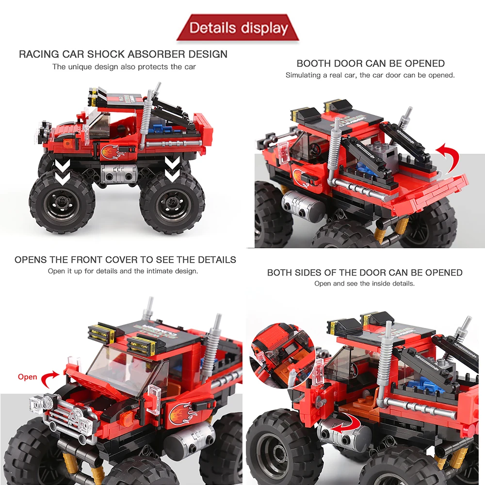 DIY Car Truck Building Block S - Kids Toys Jeep ulasan dan harga