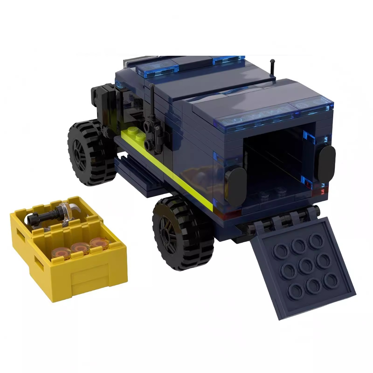 MOC Police Multi-Purpose SUV V - Kids Toys Jeep ulasan dan harga